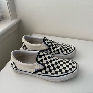 Men’s checkered Vans